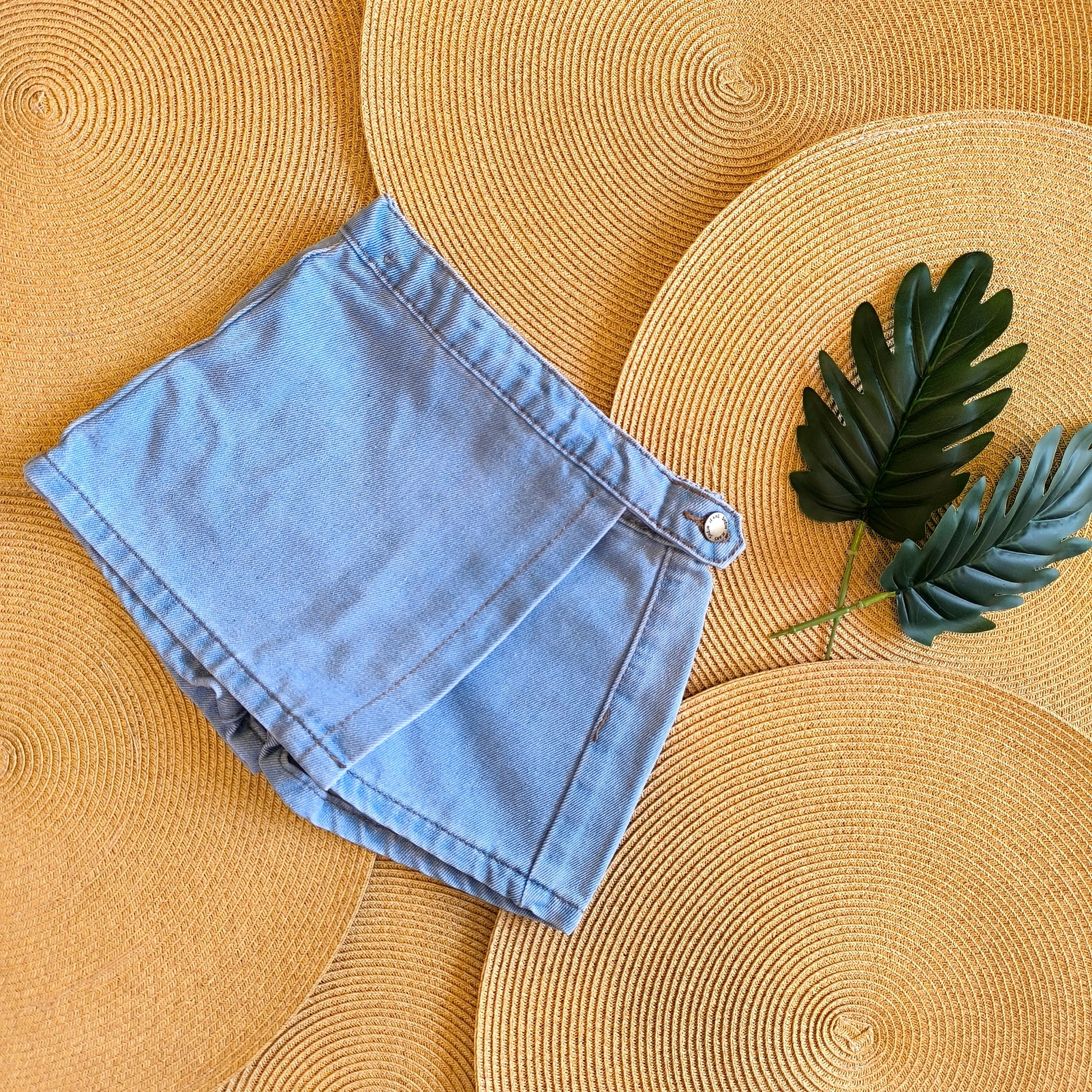 Denim Skort