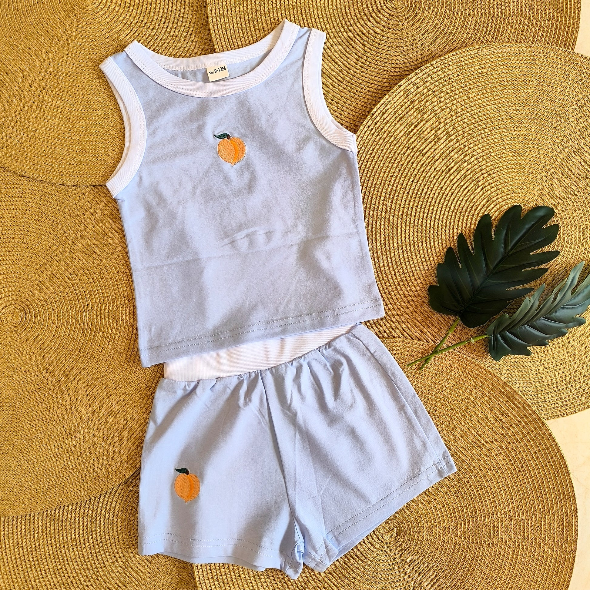 Blue casual set of 3 pieces