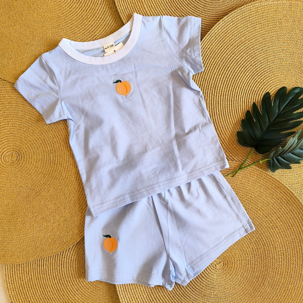 Blue casual set of 3 pieces